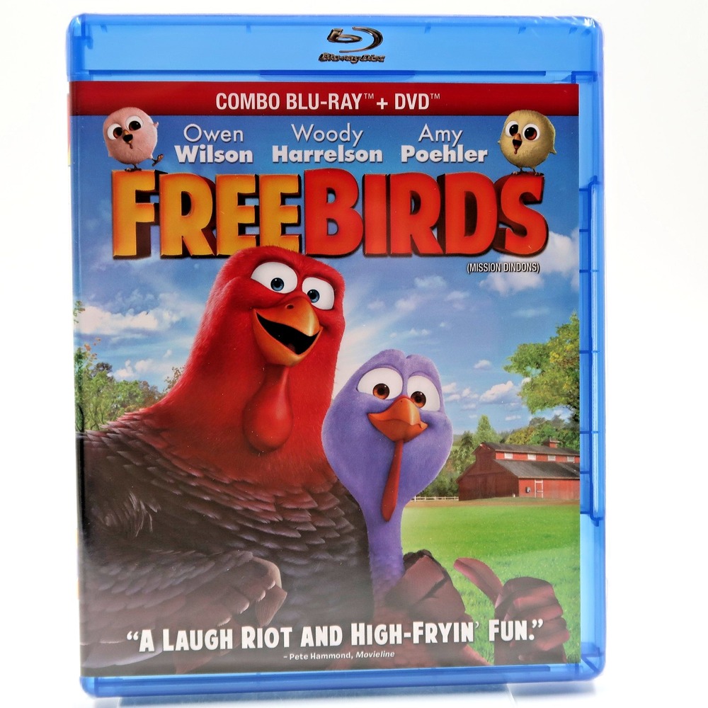 Free Birds Blu-ray DVD 2014 Animated Comedy Movie Owen Wilson Woody Harrelson